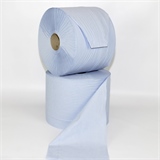 HILDE24 | Putzpapier-Rolle, blau, 2-lagig, Format: 38 x 36 cm, 500 Tücher/Rolle